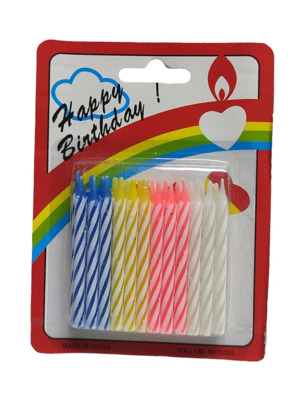 VELA MINI COLORES X 24UNIDADES 