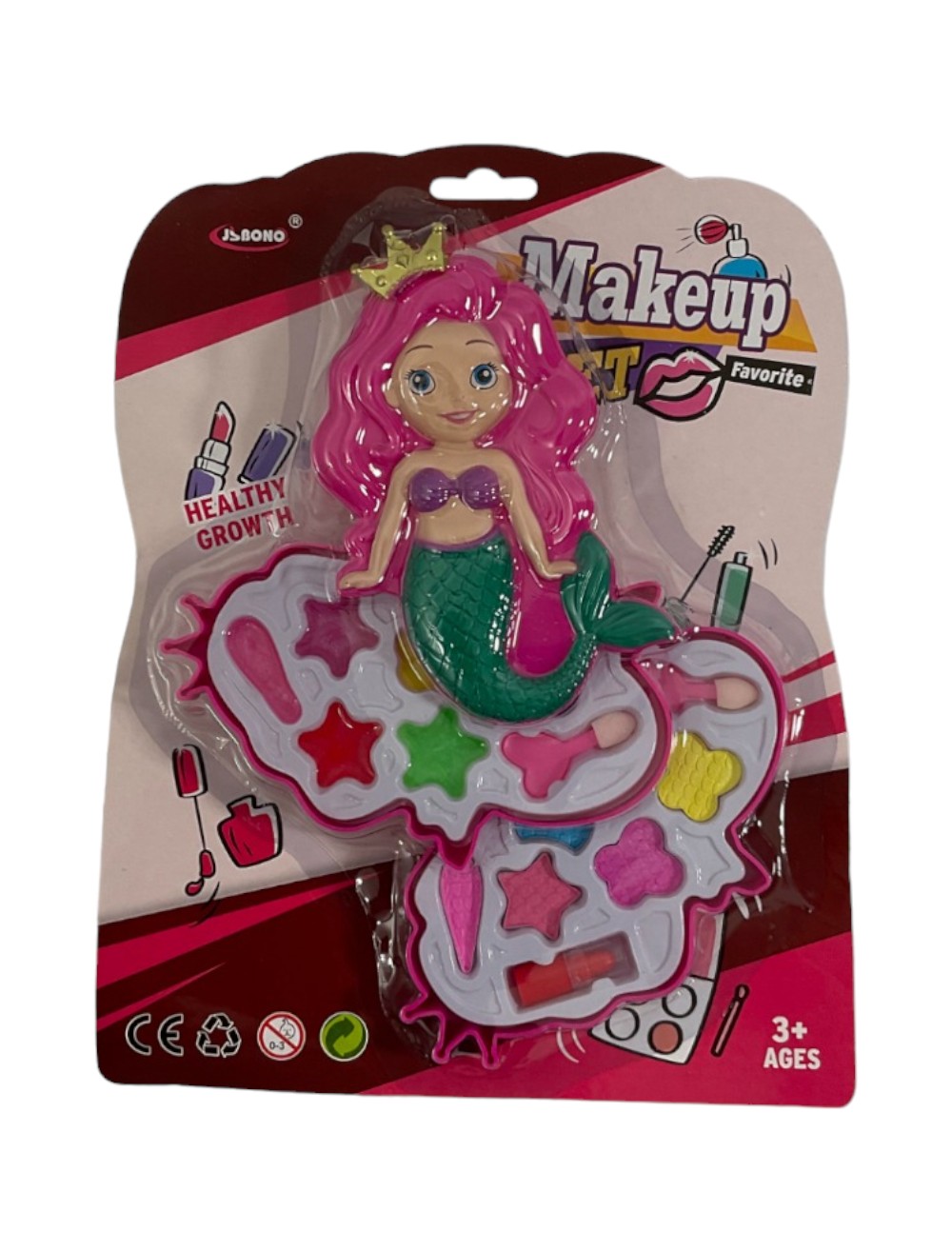 JUGUETE MAQUILLAJE 1PCS MATERIAL PLASTICO FIGURA SIRENA MAKE UP