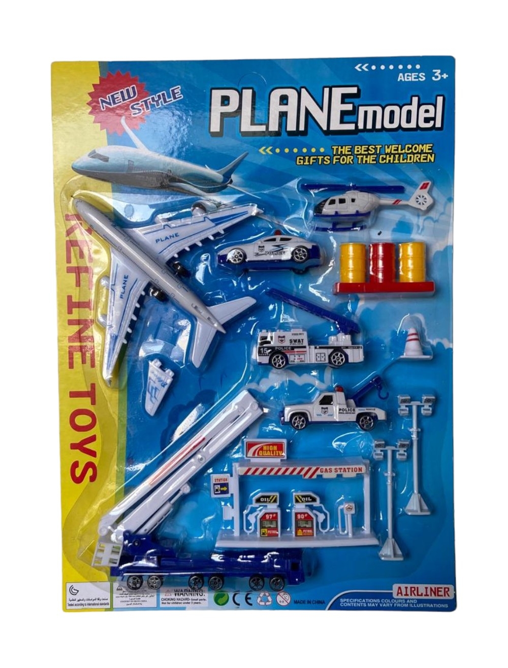 JUGUETE AVION AEROPUERTO ENCARTONADO