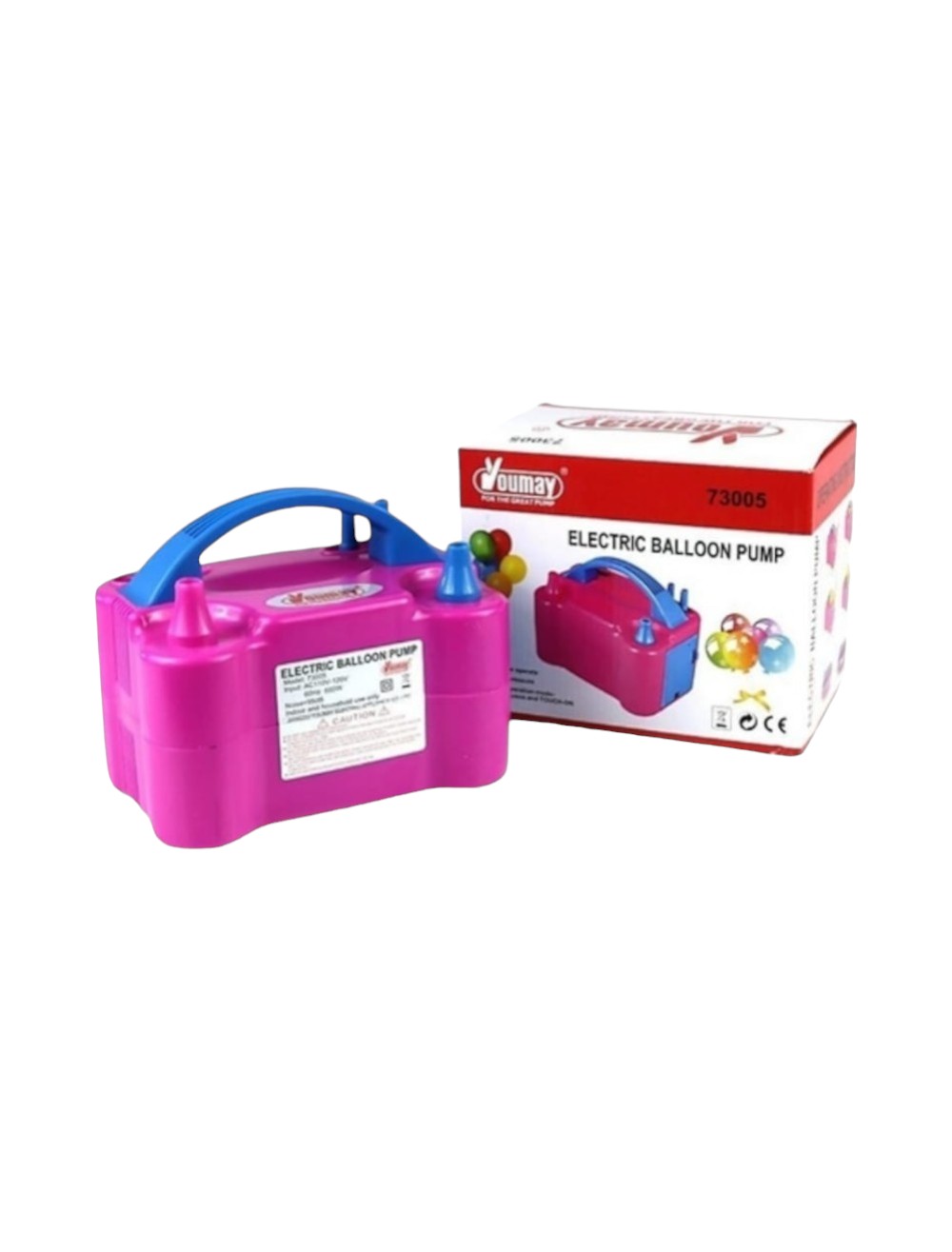 INFLADOR ELECTRICO  MEDIANO ROSADO 