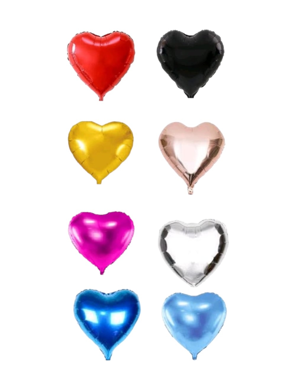 GLOBO METALIZADO CORAZON 18