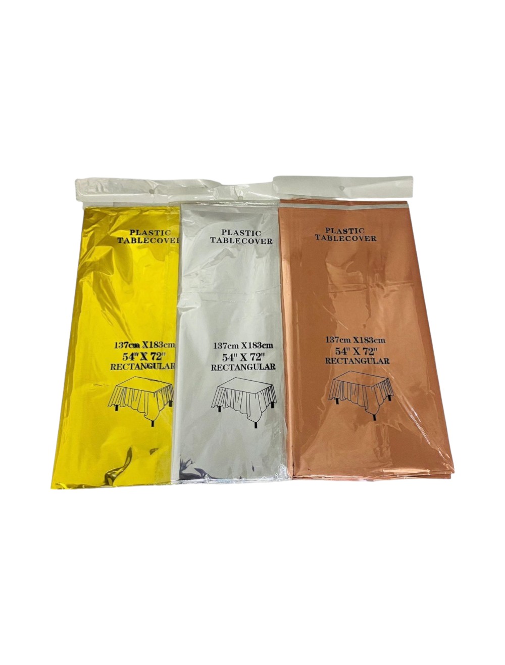 MANTEL METALIZADO COLOR SURTIDO X1 UND