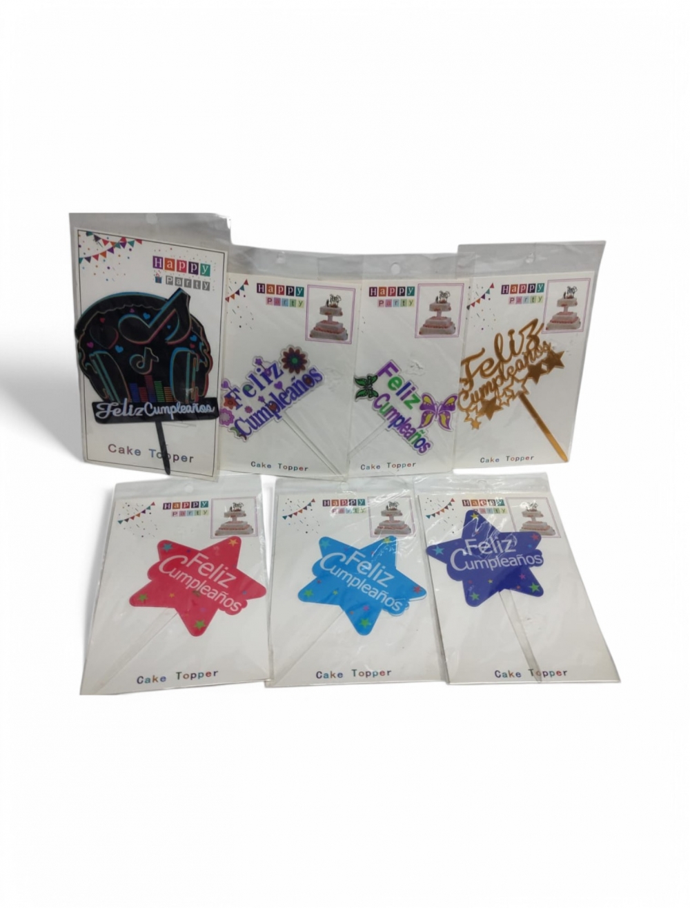 TOPPER FC PARA TORTA MOTIVOS SURTIDO X 1 UNIDAD