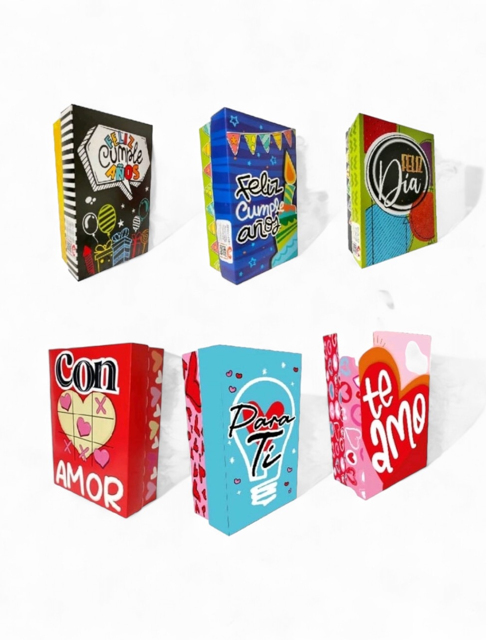 CAJA JUMBO COLOR PEQUENA DE 12 X 18.5 CM Y 6.5 ALTO