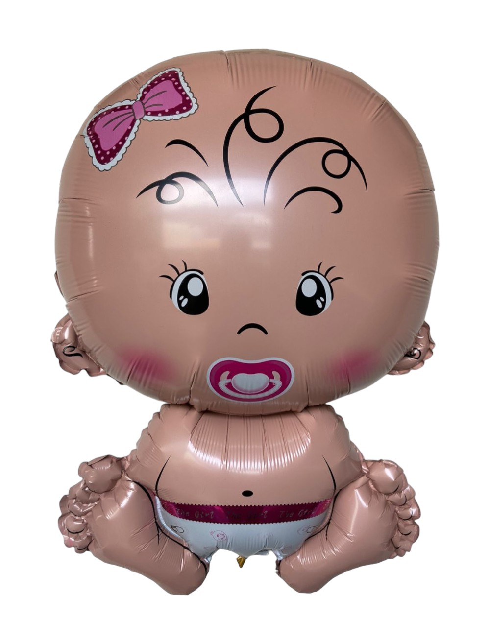 GLOBO METALIZADO BEBE NIÑA O NIÑO X1 UND