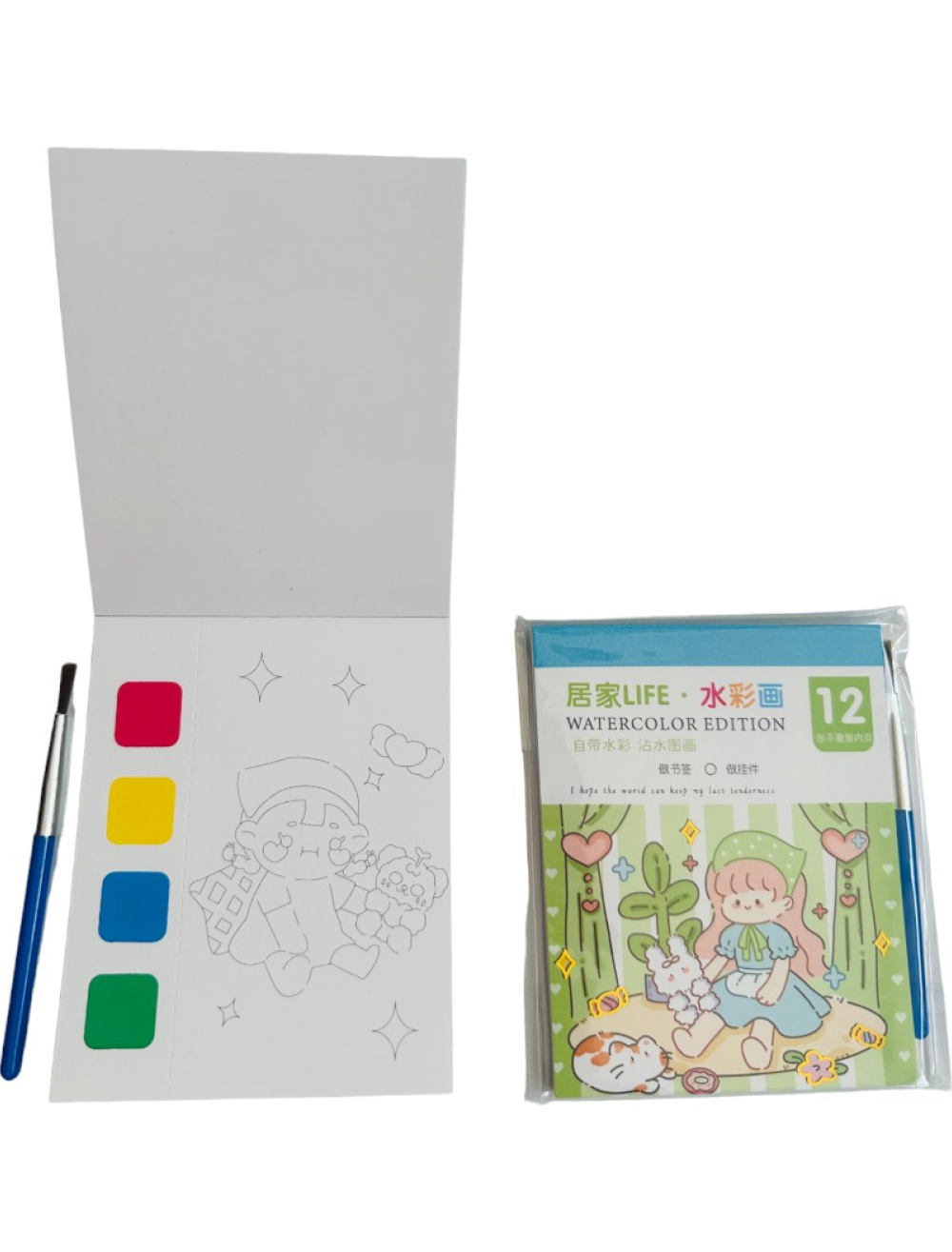 LIBRETA DE IMAGENES DE ACUARELA GRANDE