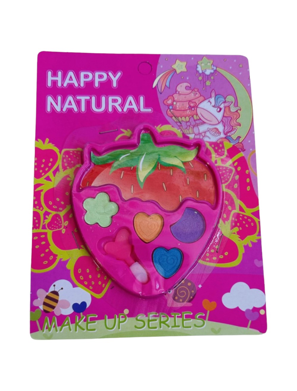 SET MAQUILLAJE ECONOMICO HELADO-FRESA