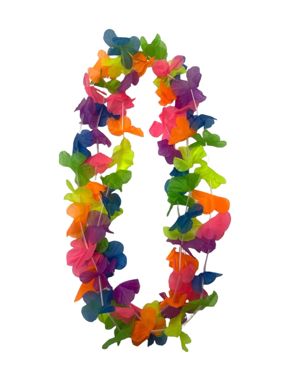 COLLAR FLORES HAWAIANO NEON X 1 UNIDAD UNIUMPA