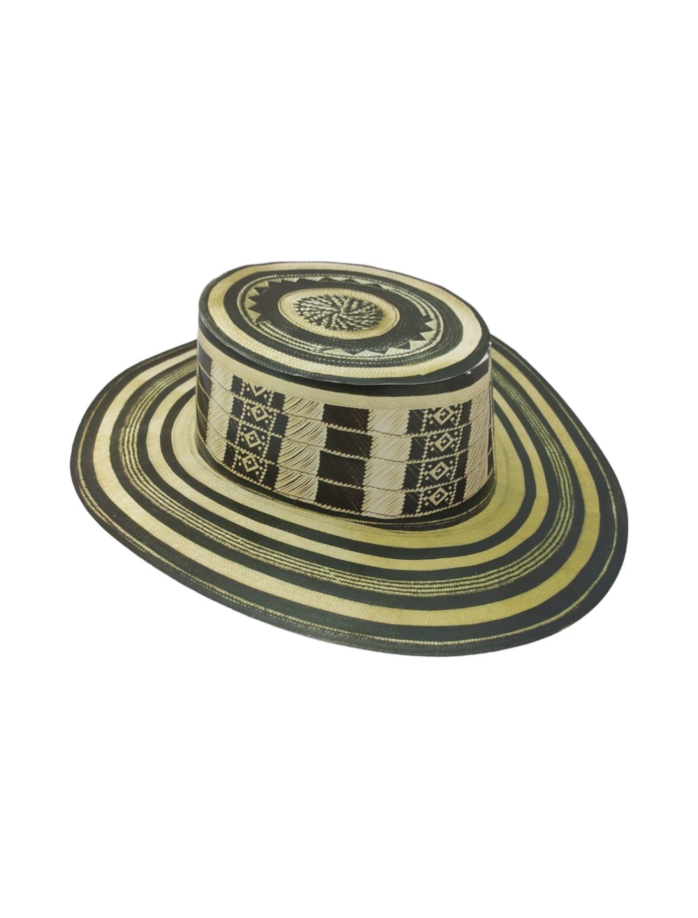 SOMBRERO CARTON GRANDE AGUADEÑO, COSTEÑO, HAWAIANO, VAQUERO X1UND
