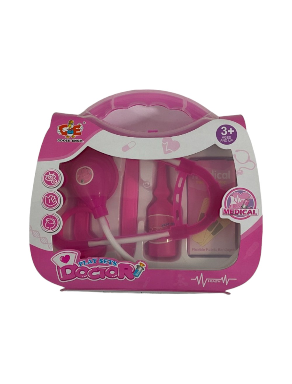 KIT MEDICO MALETA AZUL Y ROSADO