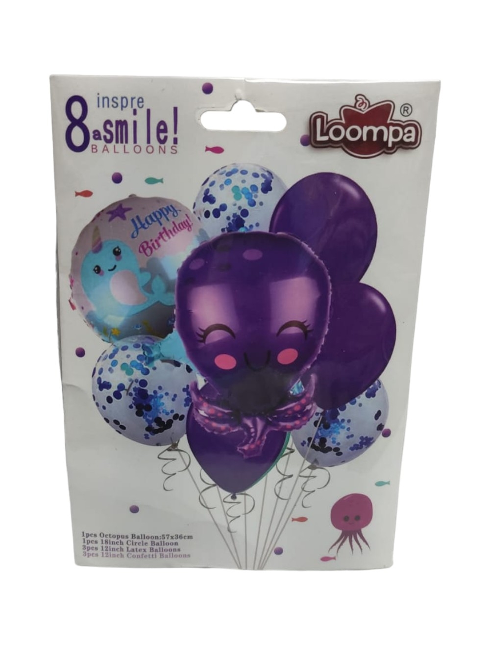 BOUQUET X8 UNIDADES PULPO UNIUMPA