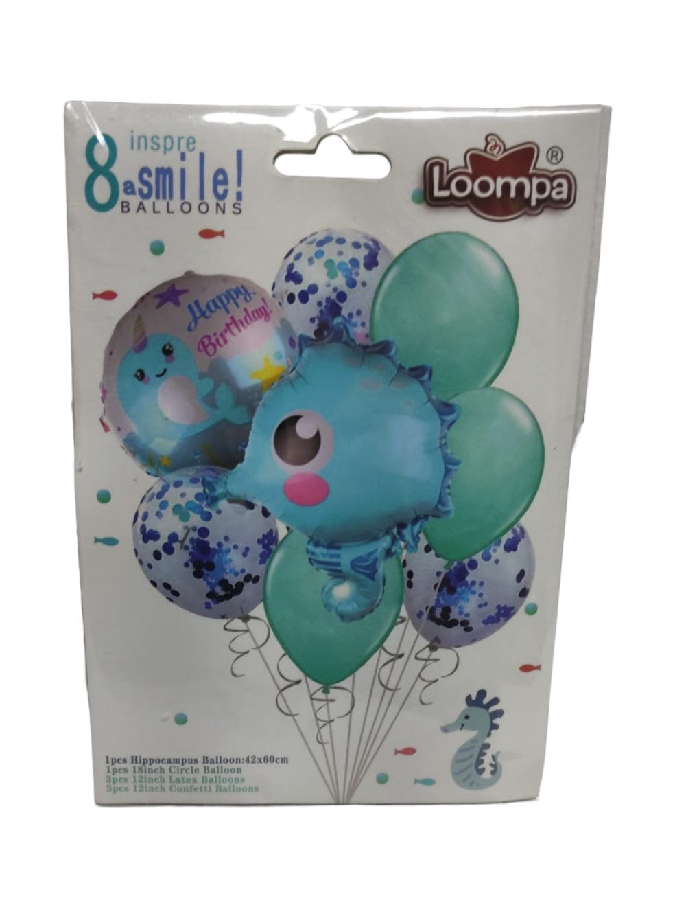 BOUQUET X 8 UNIDADES CABALLITO DE MAR UNIUMPA