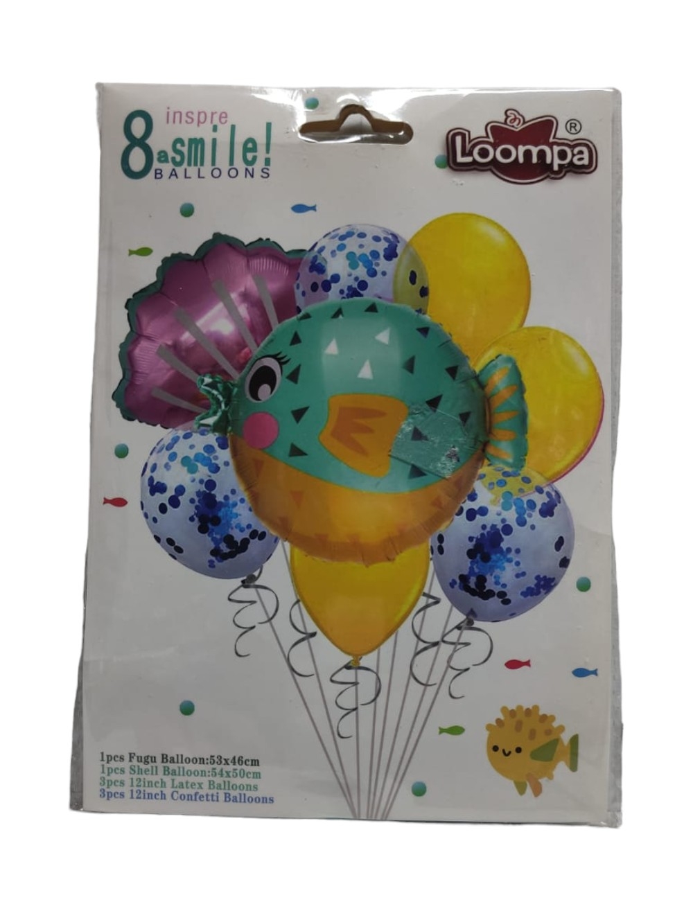 BOUQUET X 8 UNIDADES PEZ GLOBO UNIUMPA