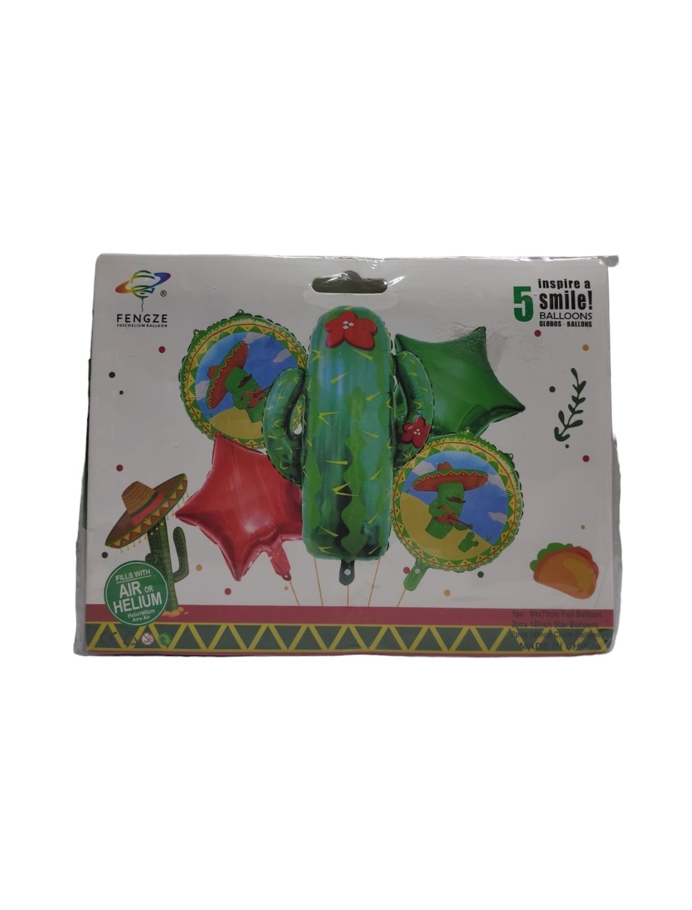 BOUQUET X 5 UNIDADES  CACTUS MEXICO