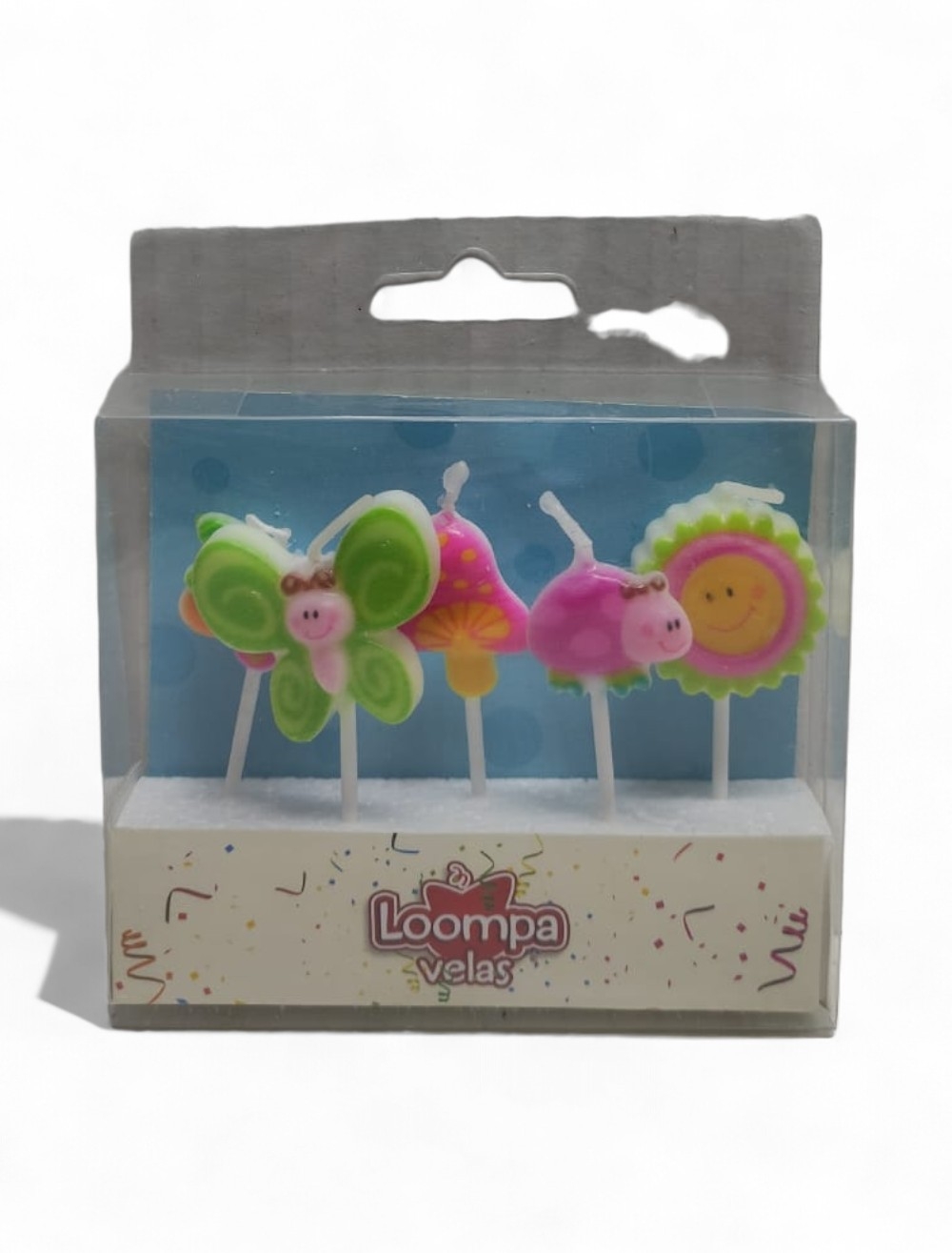 VELA INSECTOS Y FLORES X 5 UNIDADES UNIUMPA