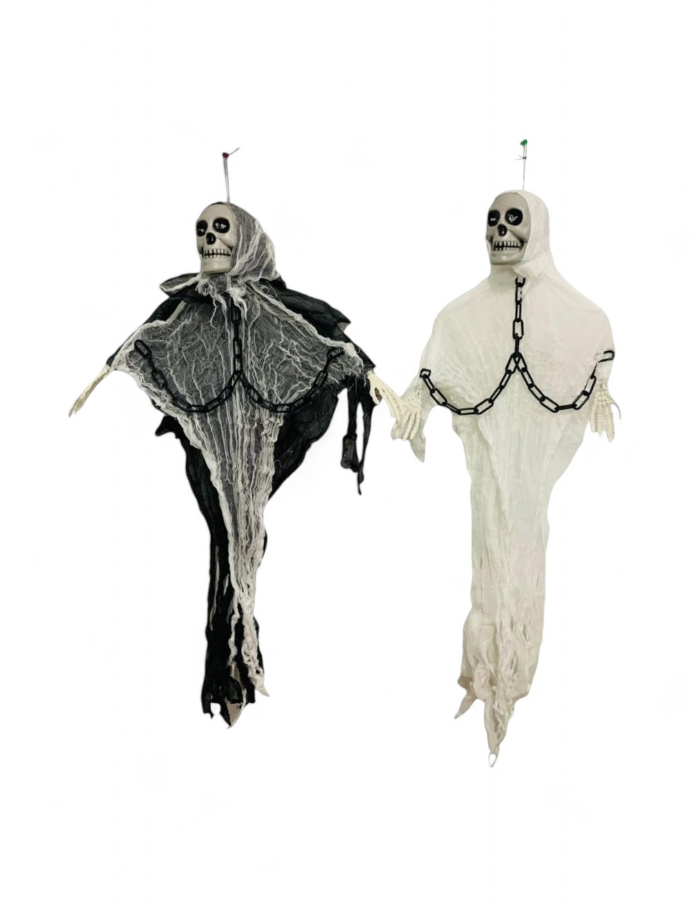 MOVIL CALAVERA CON CADENA LUZ Y SONIDO OROZ