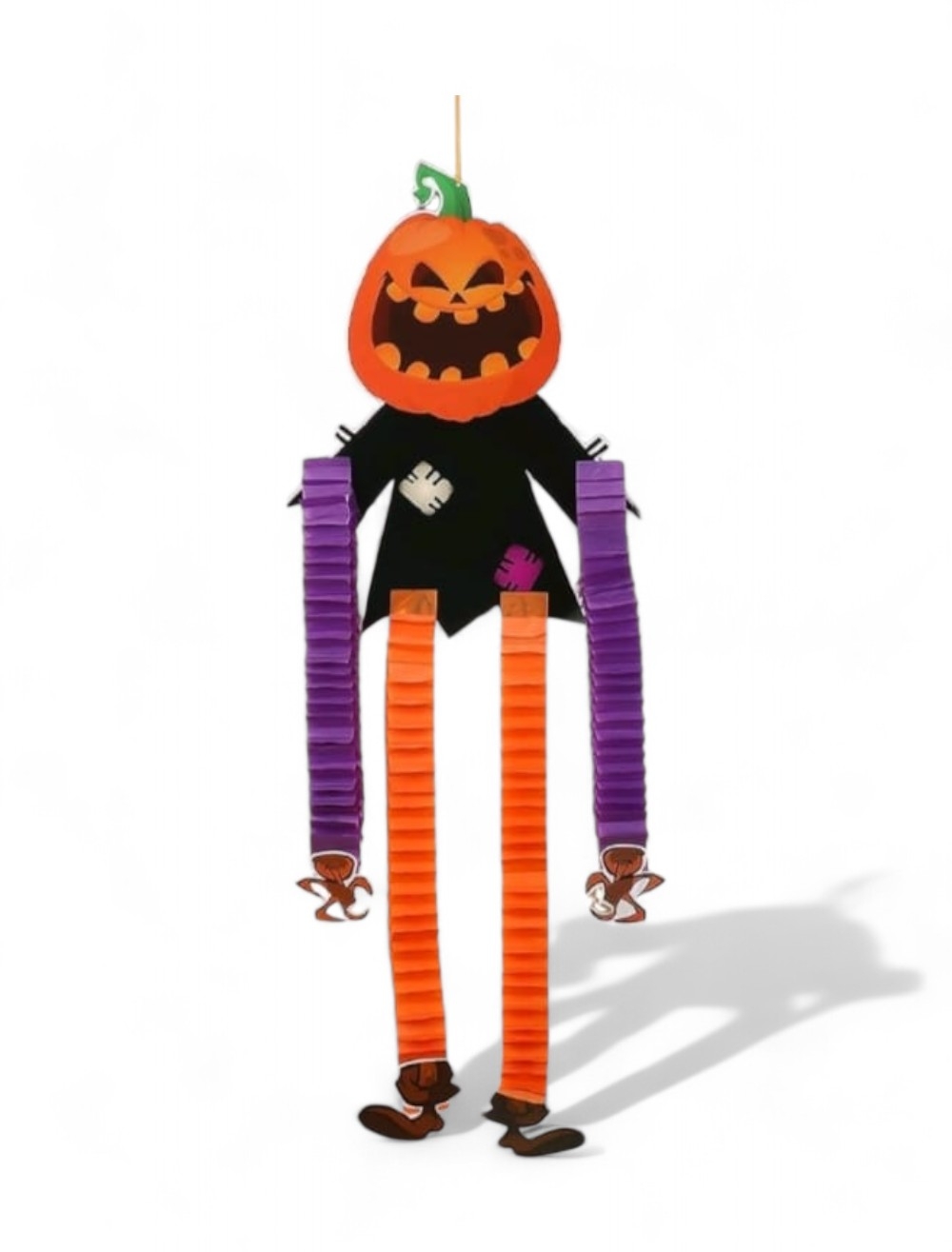 COLGANTE CALABAZA MANOS Y PIES PAPEL  FIV