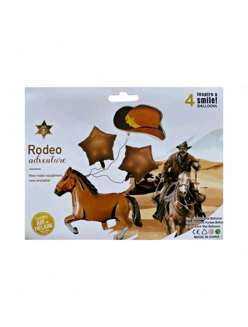 BOUQUET CABALLO X4 UNIDADES BYS