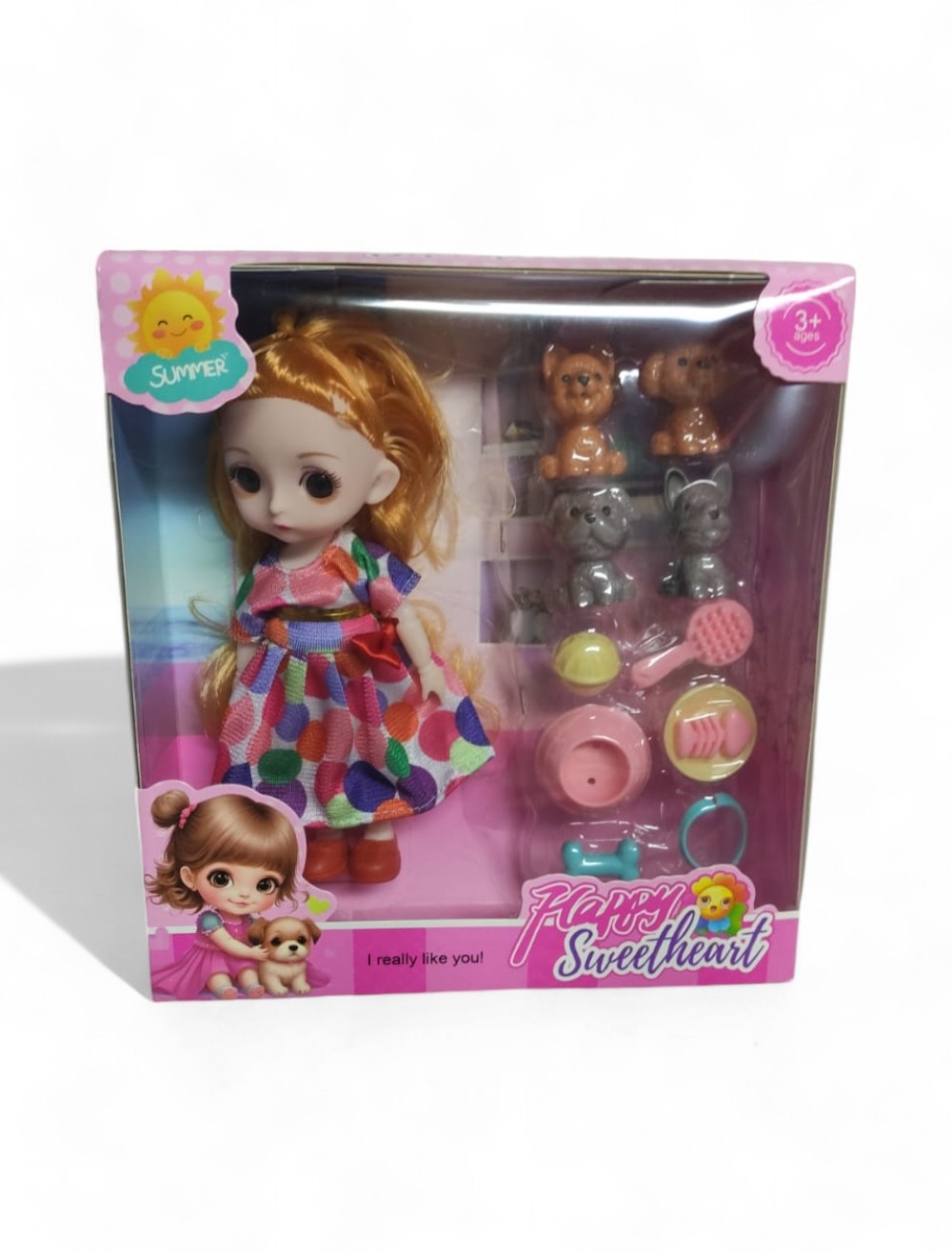 MUÑECA SWEET HEART MASCOTA OROZ