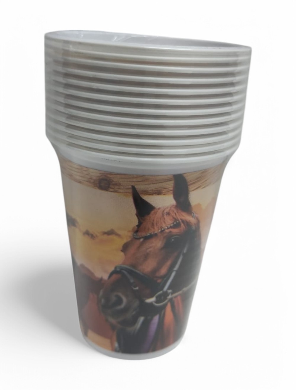 VASOS  CABALLO X 12 UNIDADES