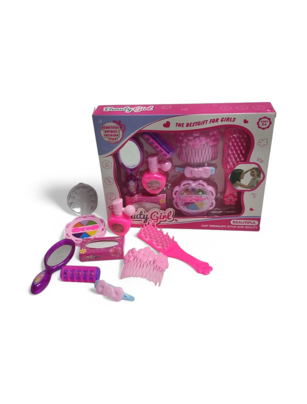 SET DE BELLAZA ESPEJO CON ACCESORIOS