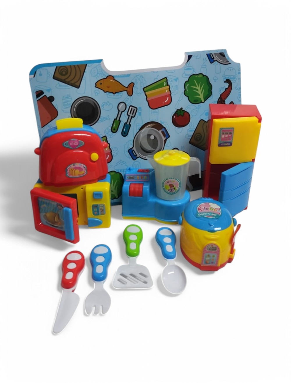 SET DE COCINA CON ELECTRODOMESTICOS MINI