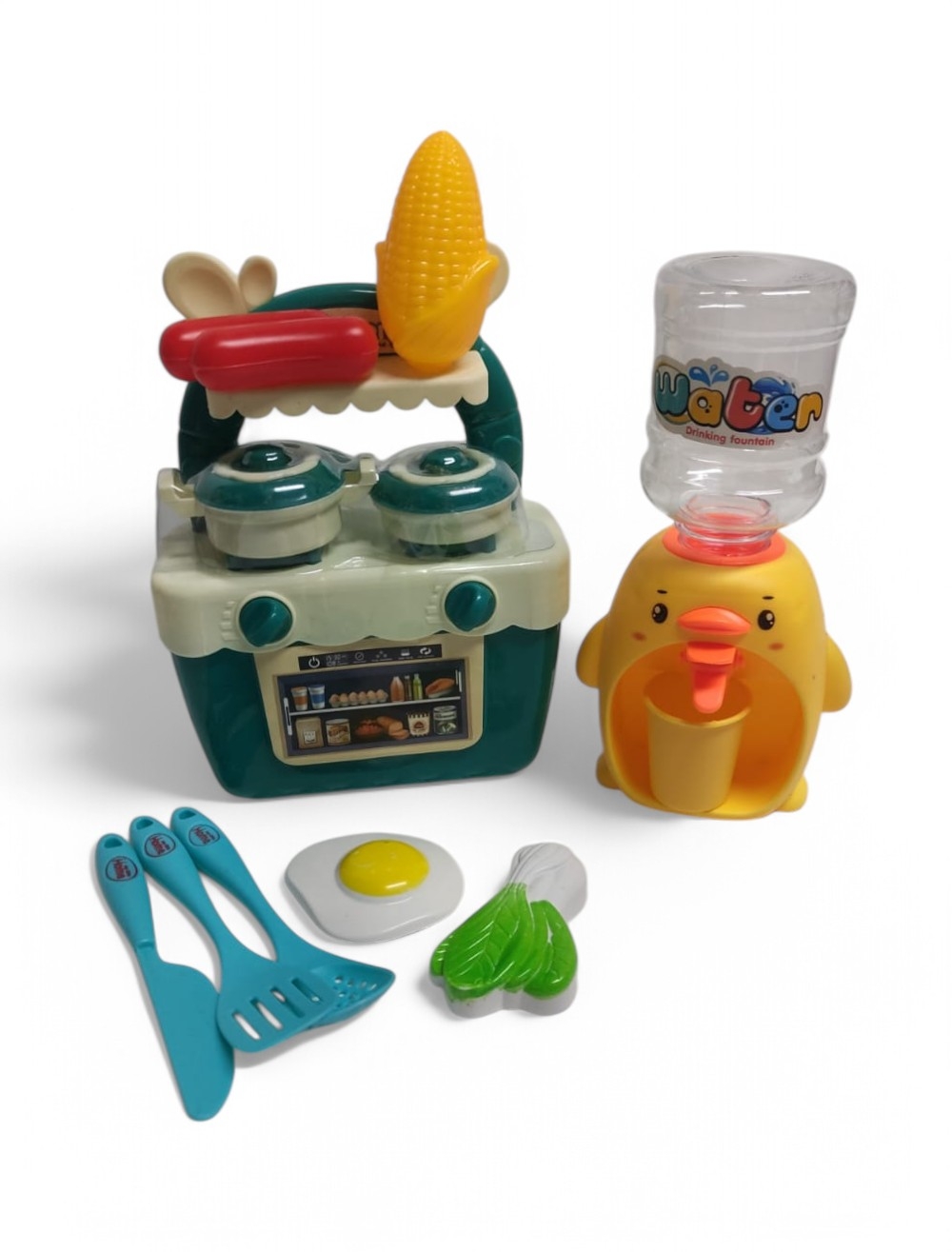 SET COCINA BOLSA KITCHEN  VERDE