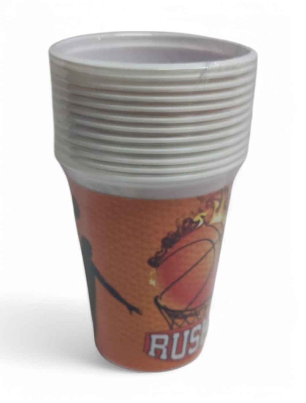 VASO TEMATICA BALONCESTO X 12 UNIDADES
