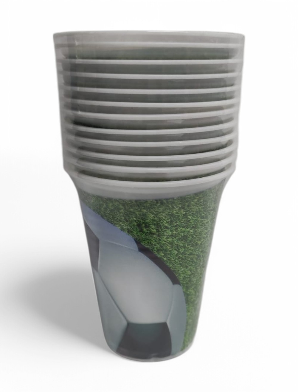 VASO FUTBOL VERDE X 12 UNIDADES