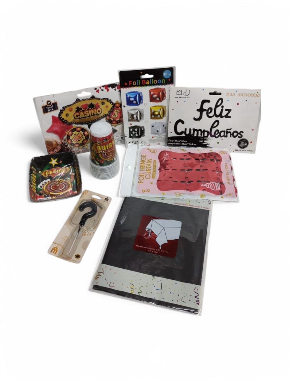 KIT DE DECORACION CASINO