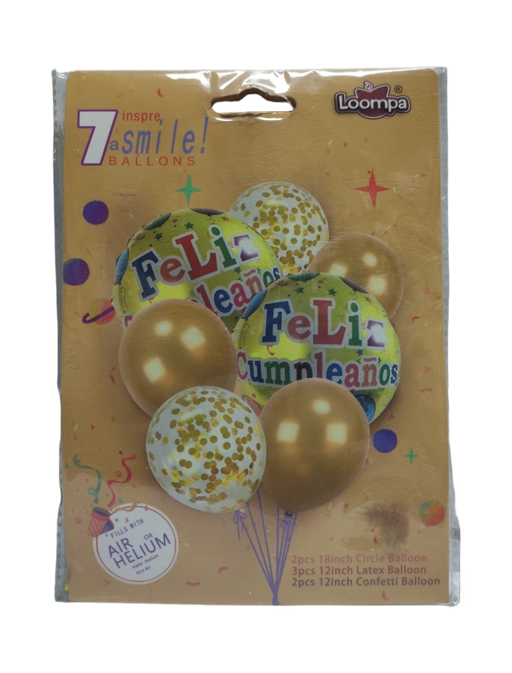 BOUQUET TRASPARENTE CON CONFETI FC DORADO  UNIUMPA