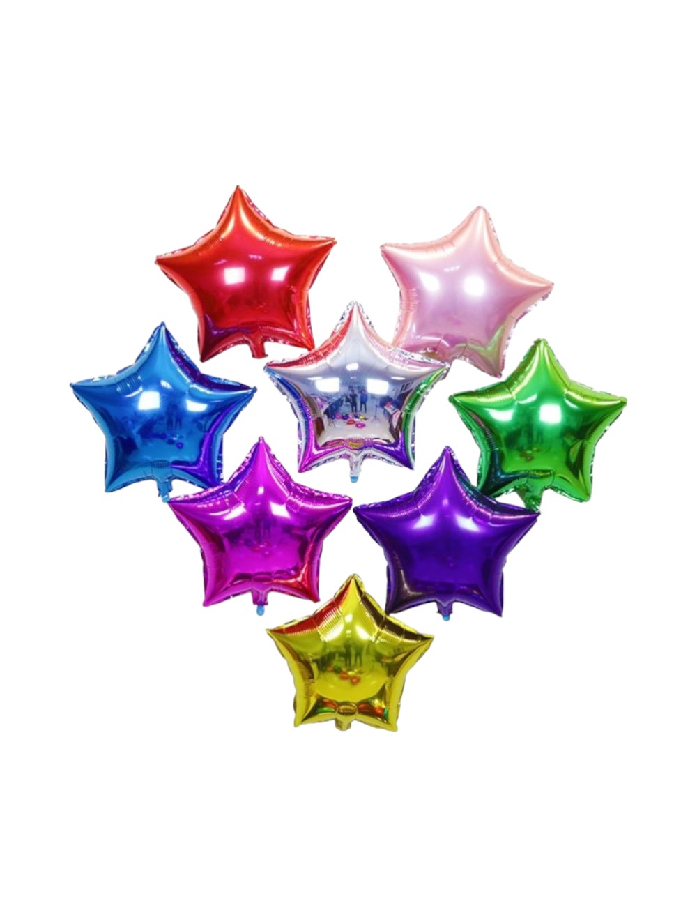 GLOBO METALIZADO ESTRELLA 10 