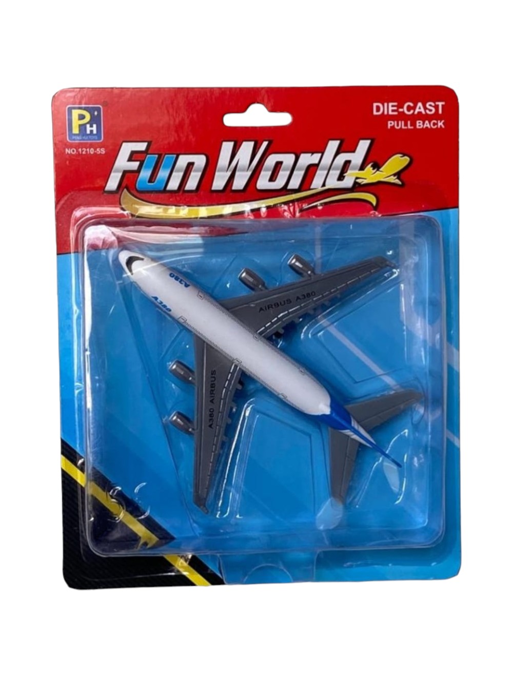 JUGUETE AVION COMERCIAL ENCARTONADO 