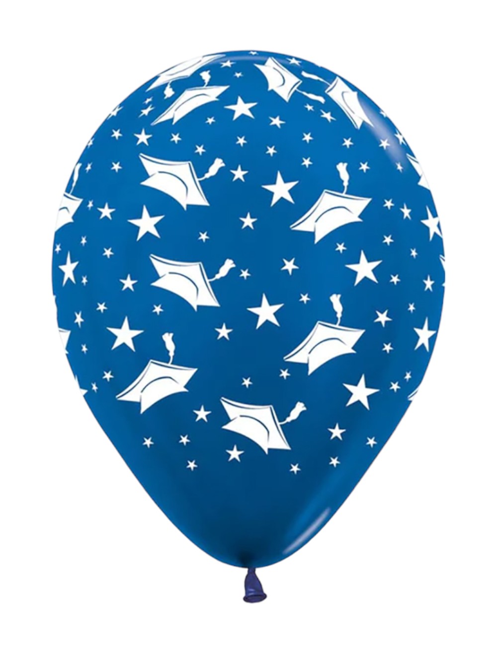 GLOBO LATEX R12X12 INFINITY  METAL AZUL GRADOS SEMPERTEX