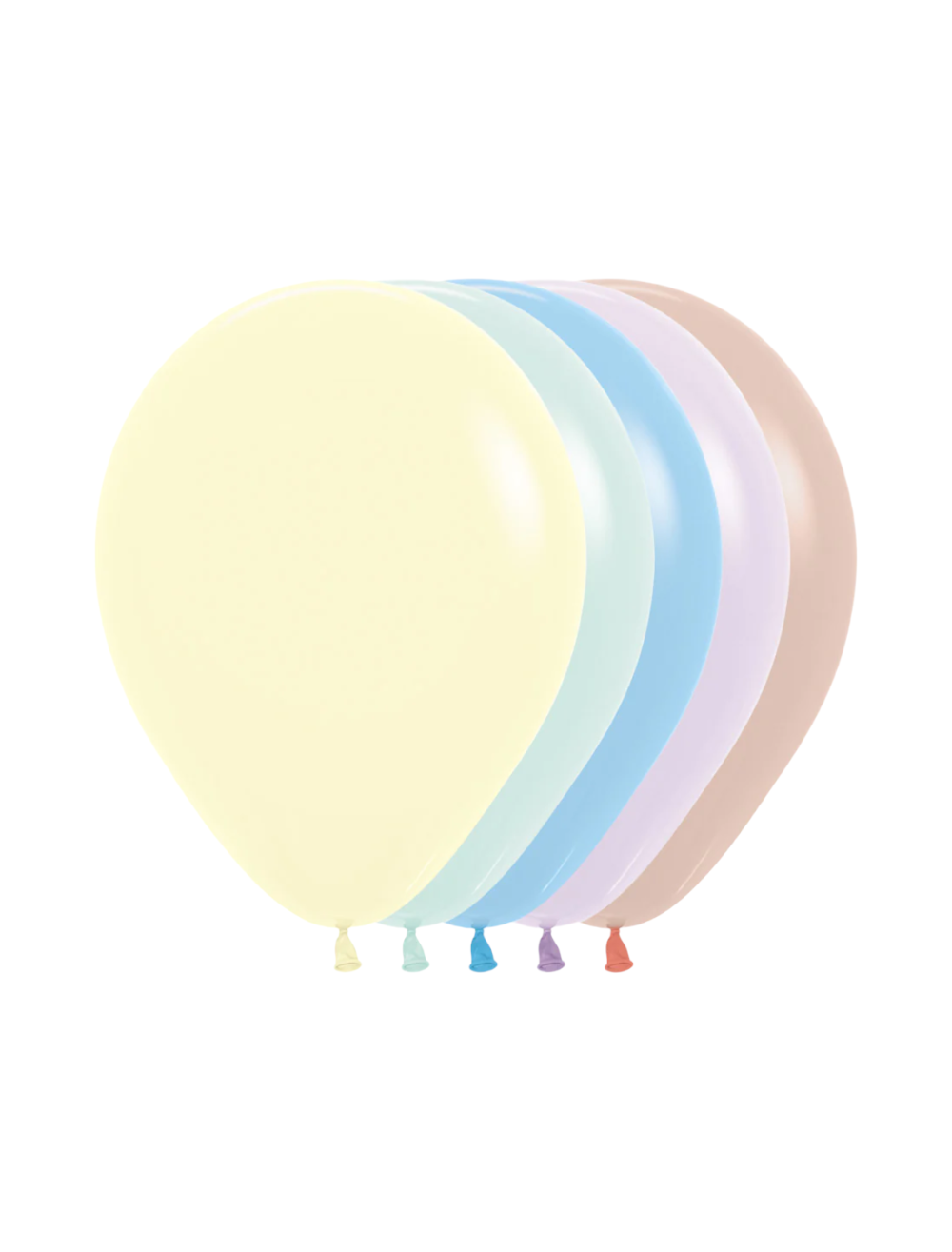GLOBO LATEX R12X12 MATE PASTEL SURTIDO SEMPERTEX