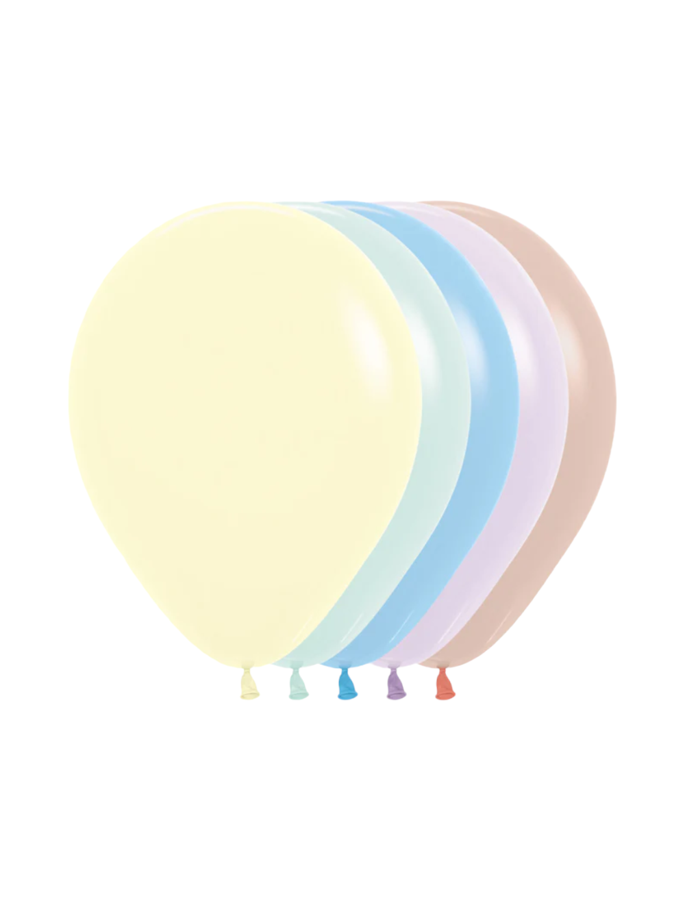 GLOBO LATEX R9X12 SURTIDO PASTEL MATE SEMPERTEX