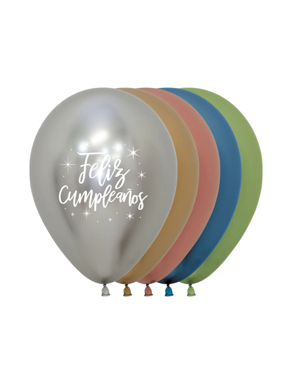 GLOBO LATEX R12X50 FELIZ CUMPLEAÑOS REFLEX SEMPERTEX
