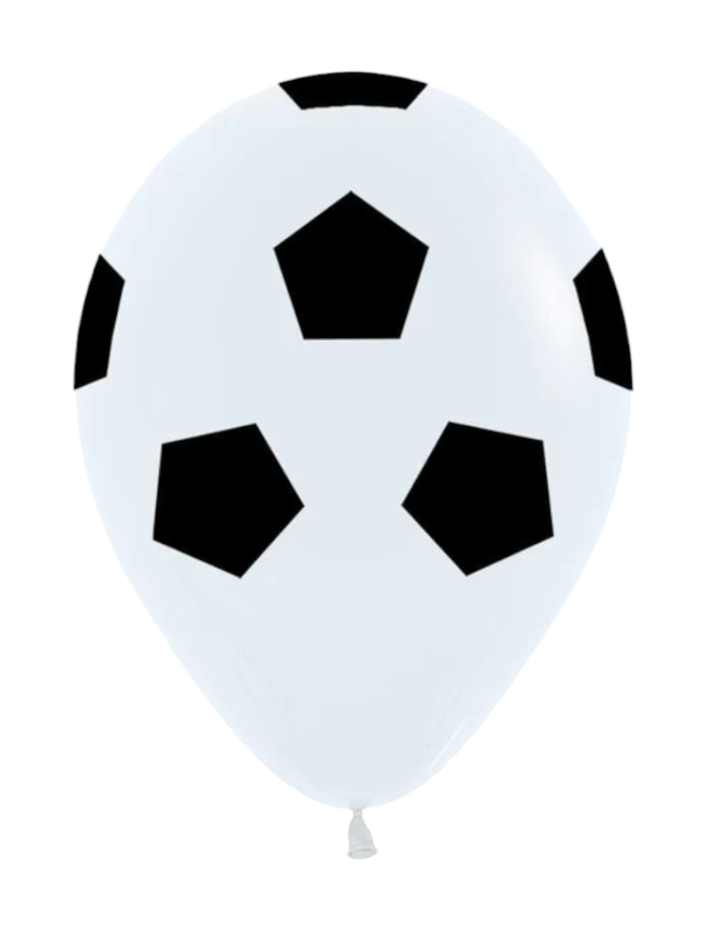 GLOBO LATEX R12X12 FASHION BLANCO BALON FUTBOL SEMPERTEX