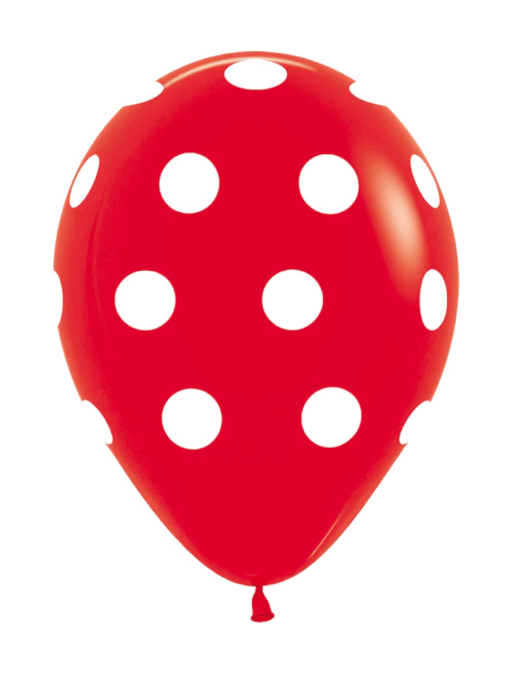GLOBO LATEX R12X12 INFINITY ROJO POLKA SEMPERTEX