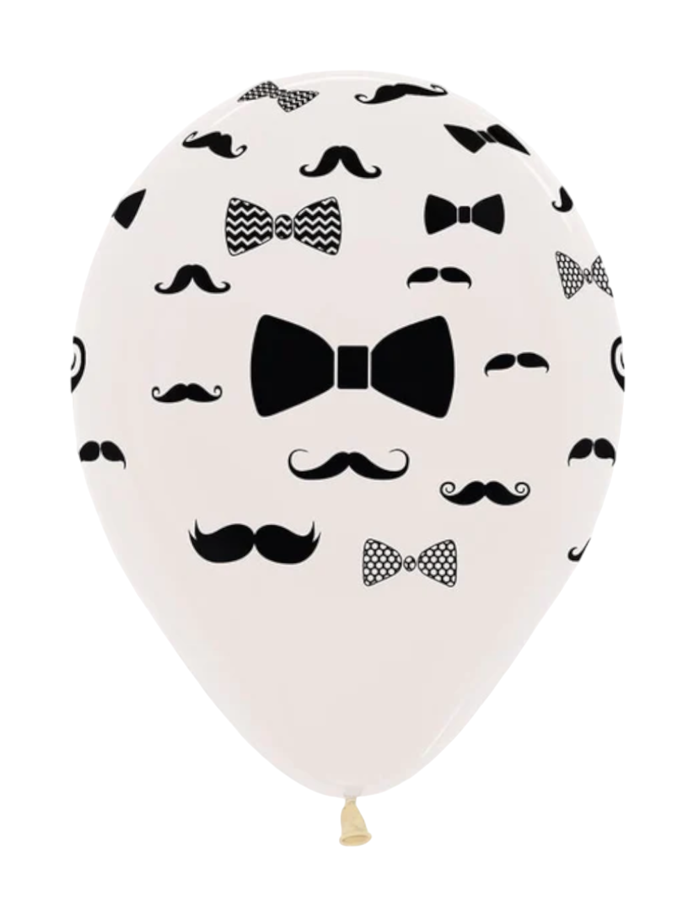 GLOBO R12X 50 INFINITY CRISTAL BIGOTES Y CORBATA SEMPERTEX