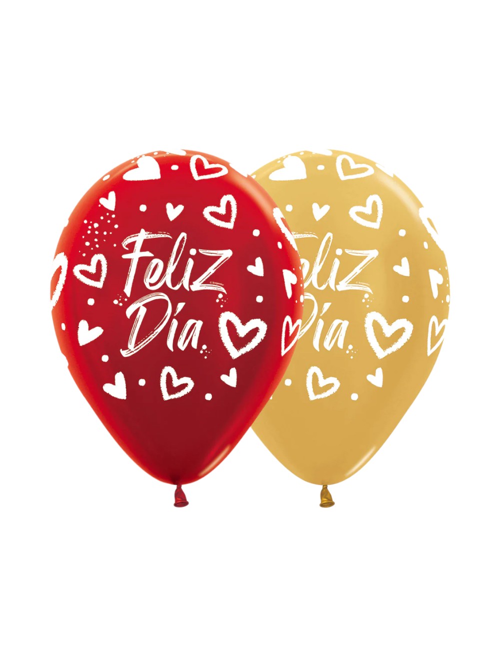 GLOBO LATEX R12X12 INFINITY FELIZ DIA BRILLANTE SEMPERTEX